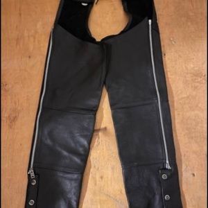 Womens Medium Harley Davidson Leather Chaps